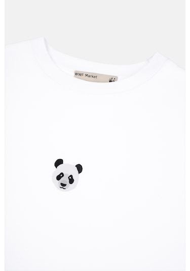 WWF Panda Beyaz T-Shirt Beyaz