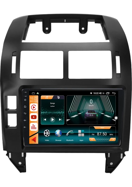 Volkswagen Polo 2004 / 2010 Androidauto/carplay Multimedya 9"
