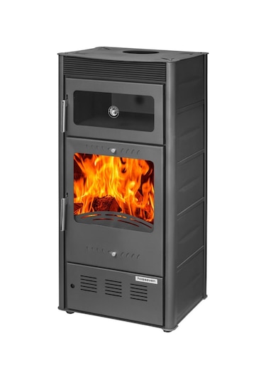 Hoşseven Rose Fırınlı Şömine Soba Odun Kömür Sobası