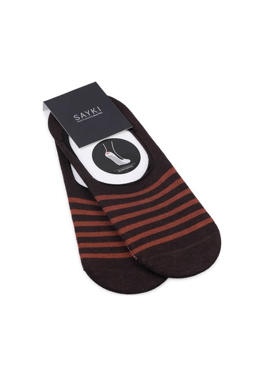 Bej Desenli Pamuklu İkili Babet Çorap 33800 Model31