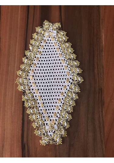 Dantel Tepsi Örtüsü Beyaz