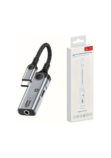 Boatshop1 Turuncu Type C Den 35mm Kulaklık Ve Şarj İkisi Bir Arada Dönüştürücü Dac Çip Pd 60w Hızlı Şarj Ses Kalitesi