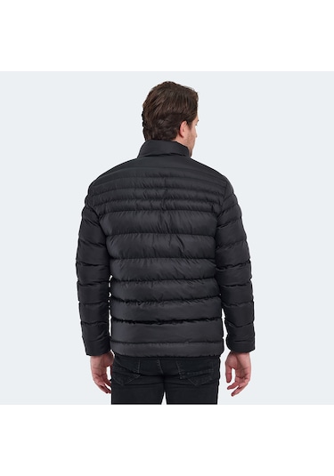 Slazenger HORIZON I Erkek Şişme Siyah Mont & Kaban