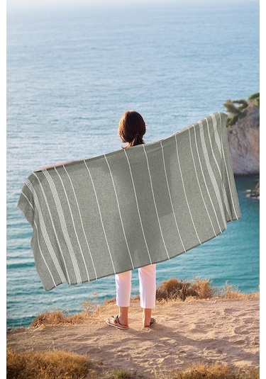Favora Peştamal Plaj Havlusu 90x140 - Haki