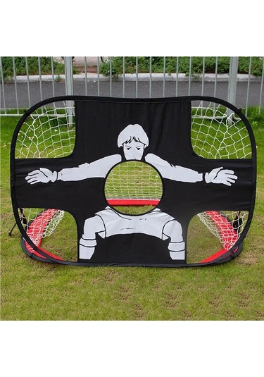 Jialan Katlanabilir Futbol Golü Naylon Futbol Golü Çocuklar Ve Siyah