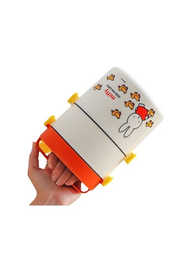 Çift Katmanlı 304 Paslanmaz Çelik İzolasyonlu Öğle Yemeği Kutusu- Karpuz Kırmızısı