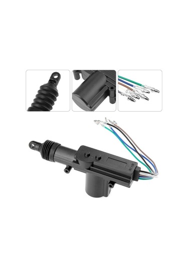 Geeksen Evrensel Araba Güç Kapı Kilidi Aktüatörleri 12 Volt Motor