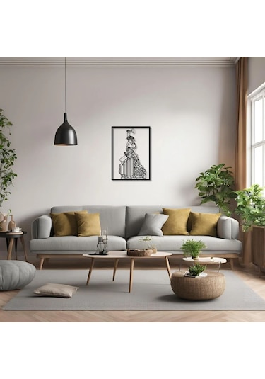 Modern Metal Duvar Sanatı Emekçi Working Man Metal Duvar Tablosu Soyut