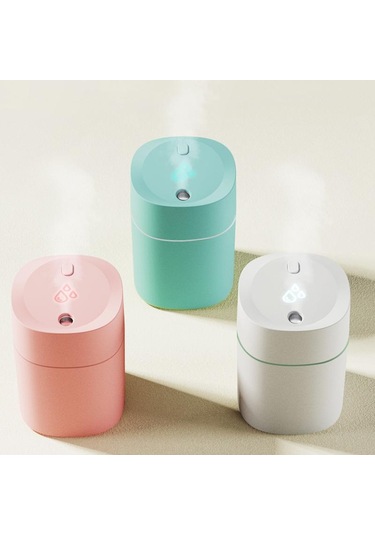 200ml Usb Mini Nemlendirici Araba Aroma Difüzörü Beyaz