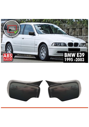 Bmw E39 Yarasa Batman Ayna Kapağı Parlak Siyah / 1995-2003 Arası