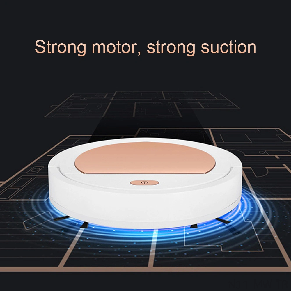 Moveevo Ev Otomatik Temizleyici Robot Süpürge: Usb Şarjlı, Kuru/ıslak Mod, Darbeli Fırça, Zayıf Gövde, 100 Dakika Çalışma Süresi - Beyaz Beyaz