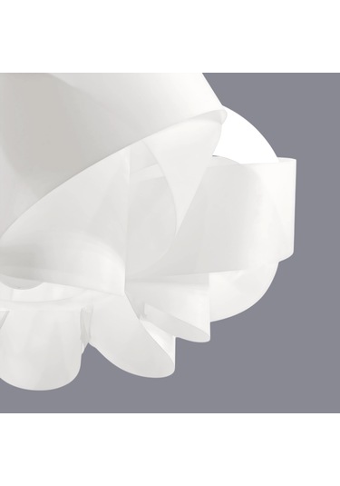 Petal Beyaz Sarkıt Avize Kolay Kurulum Beyaz