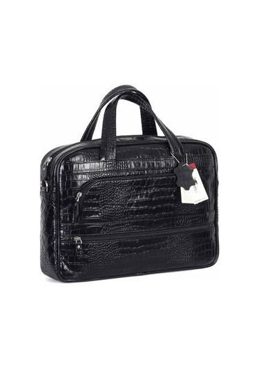 Deri Siyah Laptop Evrak Çantası 251 12-131788 Siyah