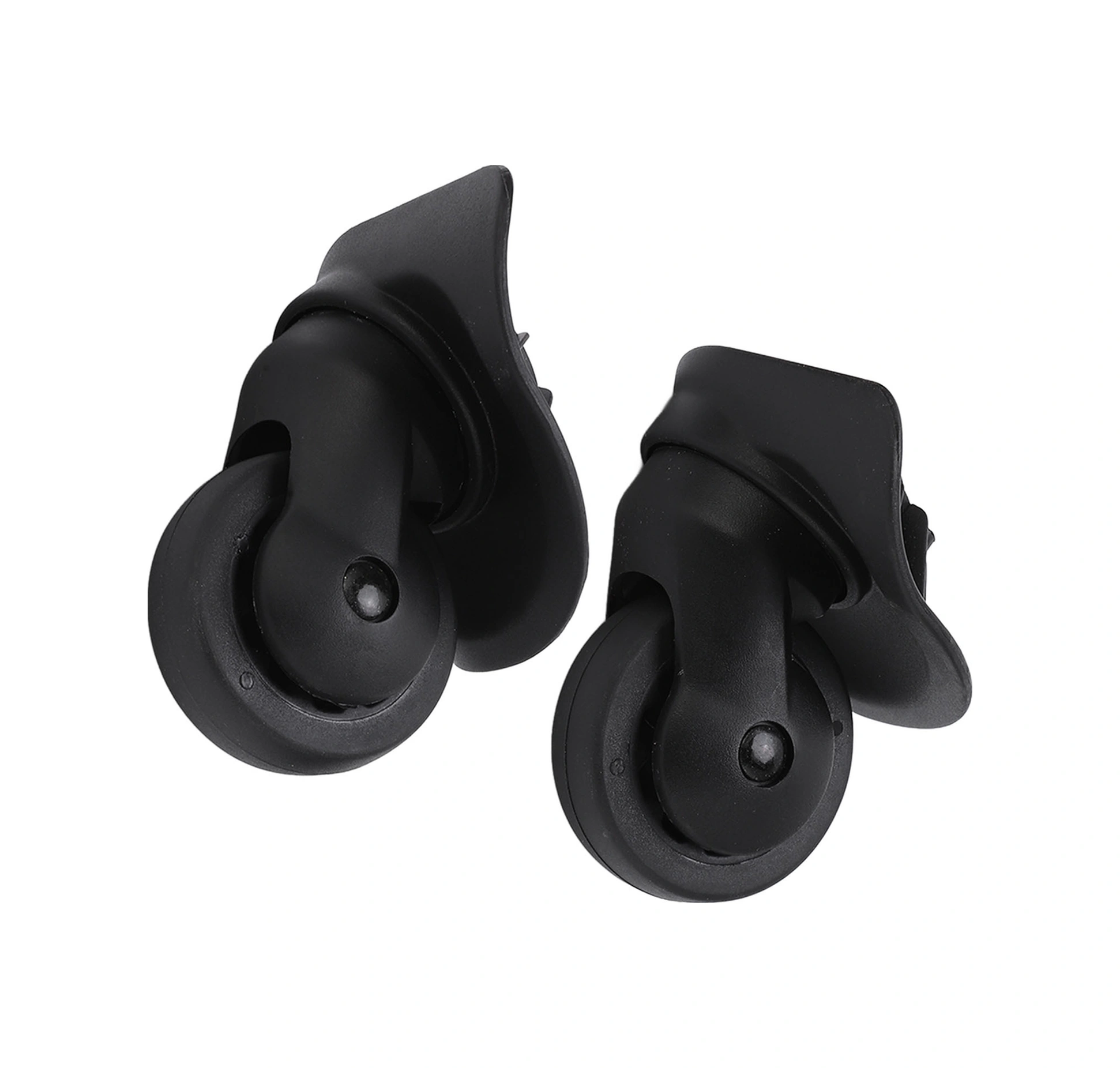 Shineyee A52 Siyah Valiz Tekerlekleri - Pp+pet Malzeme, Sessiz Ve Dayanıklı, Kolay Kurulum, Valiz Tamiri Aksesuarı 1 Çift