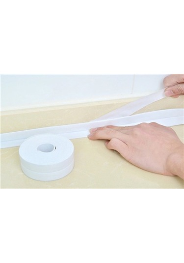 River World Kutusuz Lavabo Kenar Bandı Su Sızdırmaz Beyaz Renk 3,2 M Lik