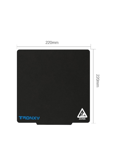 Neevoyu 3d Yazıcı Isı Tabla Manyetik Sticker 220x220mm Siyah - Modeli Kolay Alır, Kenar z, 220mm Platformlar İçin Uygun