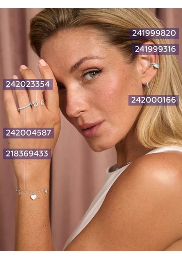 Miestilo 925 Ayar Gümüş D Harfli Ayarlanabilir Takı Yüzüğü 242023354 Beyaz