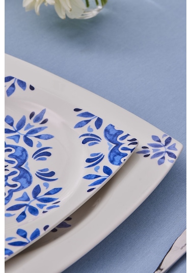 Karaca  Square Bone Miranda 24 Parça 6 Kişilik Yemek Takımı