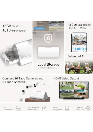 Tp-lınk Tapo 1h500 Akıllı Homebase /