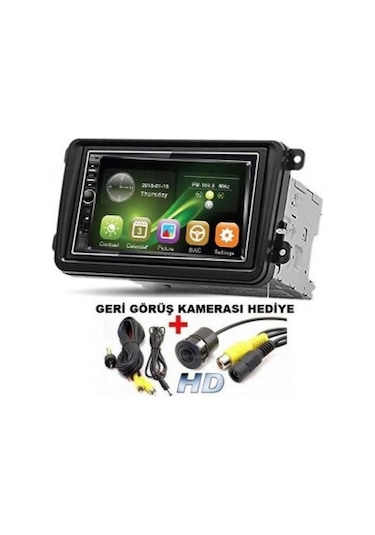 Volkswagen Jetta Uyumlu Double Dın 7 İnç Dokunmatik Oto Teyp