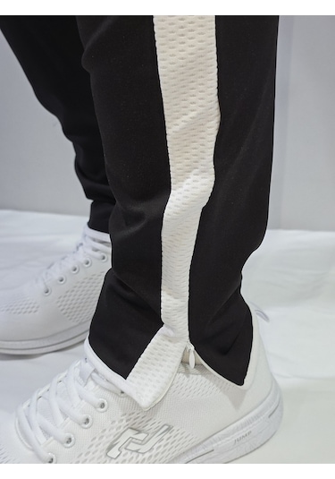 Jump Erkek Scuba Slim Fit Eşofman Altı Siyah/beyaz Jump Erkek Scuba Slim Fit Eşofman Altı Siyah/beyaz