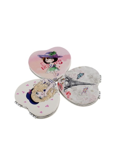 Suntek Mini Katlanır Çift Taraflı Makyaj Kozmetik Ayna Kompakt