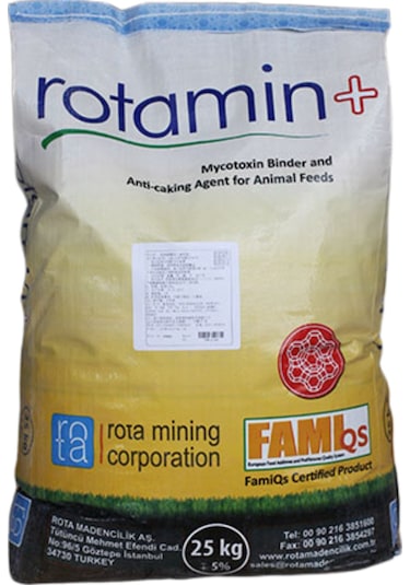 Rotamin Plus Zeolit Yem Katkısı 100 Kg