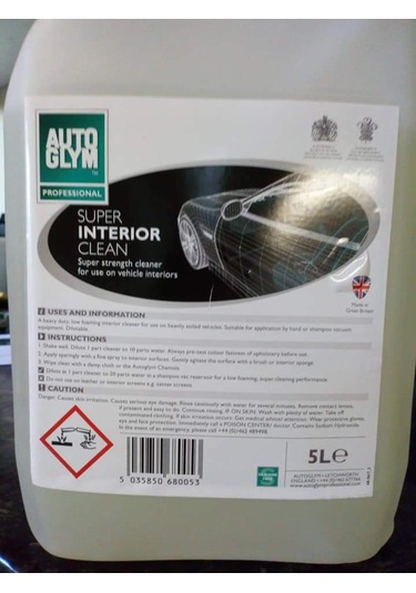 Autoglym Süper İnterior Cleaner 5 Lt.