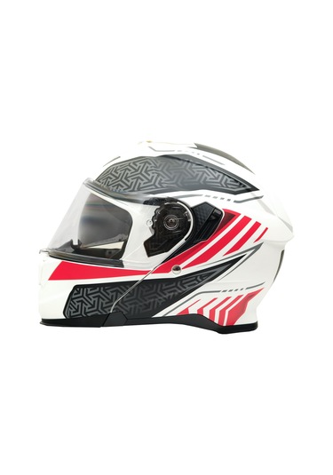 My Helmets Mks002-wrb Güneş Vizörlü Şeffaf Çene Açılır Motosiklet Kaskı