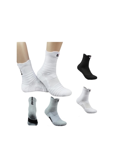 Mavi 2024 Erkek Havlu Alt Spor Kalın Çorap Koşu Çorap Orta Çorap Basketbol Büyük Boy Çorap