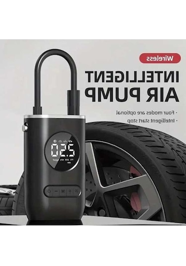 Novahub Yeni Taşınabilir Tahrikli Şarj Pompası Pompası Pompası Mini Mini Lastik Kendinden Kablosuz Hava Elektrikli El Ekran Dijital Araba Oo