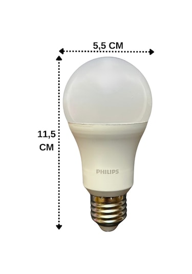 Philips 13w 100w 6500k Beyaz Işık E27 Duylu Led Ampul 5 Adet