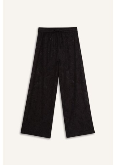 Defacto Dantelli Esnek Belli Beyaz Plaj Pantolonu-fall İn Love D9767ax25smbk27 Siyah Defacto Dantelli Esnek Belli Beyaz Plaj Pantolonu-fall İn Love D9767ax25smbk27 Siyah