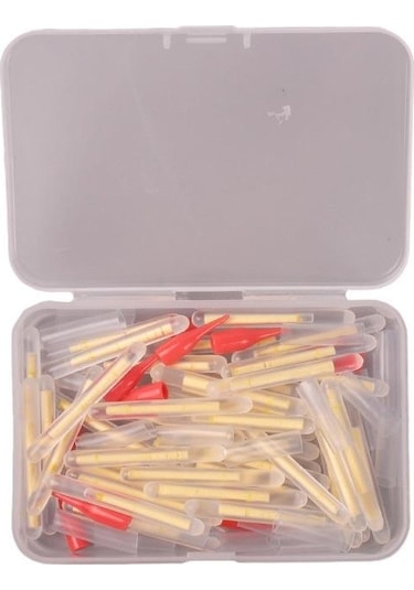 Valkyrie 50 Adet Kutulu Extra Aparatlı Fosfor Fitili - 39x4,5mm Xxl Boy - Glow Sticks - Yem İçi, Olta Ucu, Şamanda