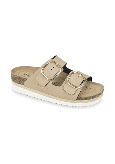 Sabbıa Terlik Kadın Vg4801t Valleverde Nabuk Slipper Sabbia Sabbıa