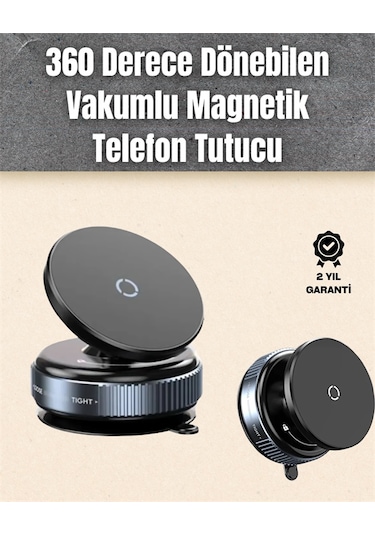 Çok Yönlü Döner Başlıklı Vakumlu Araç Telefon Standı Sert Yollarda Stabil Kullanım Çok Renkli