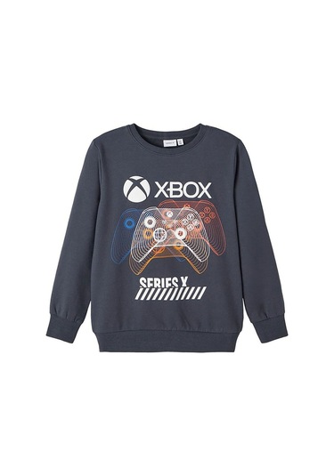 Name İt Erkek Çocuk Bisiklet Yaka Sweatshirt 13221205 001 Antrasit