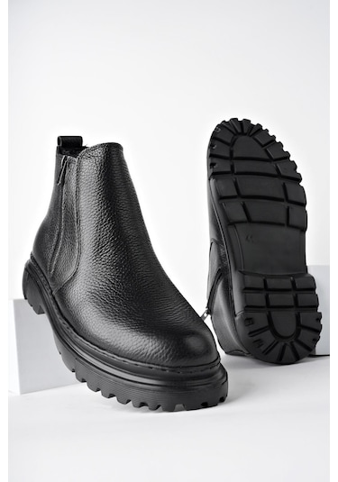 Muggo İcardi Garantili Hakiki Deri Fermuarlı İçi Kürklü Eva Taban Erkek Kışlık Bot 001 Muggo İcardi Garantili Hakiki Deri Fermuarlı İçi Kürklü Eva Taban Erkek Kışlık Bot 001