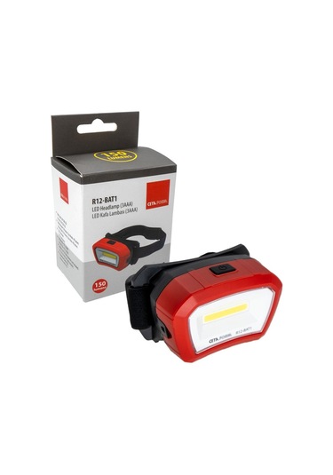Ceta Form R12-bat1 Led Pilli Kafa Lambası 150 Lümen Siyah