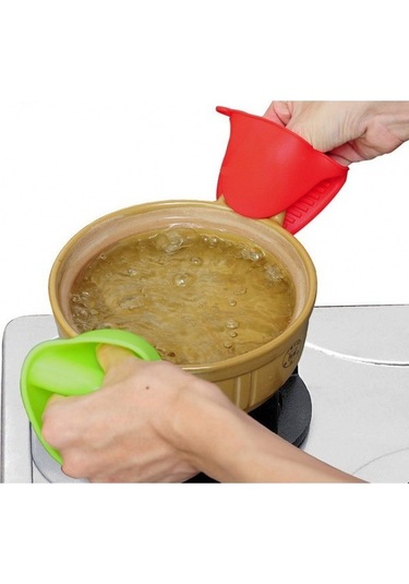 Pazly Dayanıklı Silikon Fırın Eldiveni - Yanmaz, Kaymaz, Çok Amaçlı Mavi Diğer