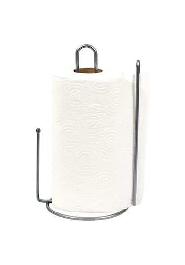 Edora Home Gümüş Kağıt Rulo Havluluk Ayraçlı - Metal Paslanmaz Gümüş
