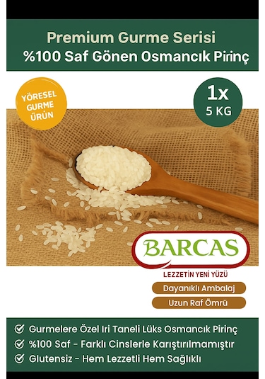 Barcas 5 Kg Gönen Osmancık Pirinç