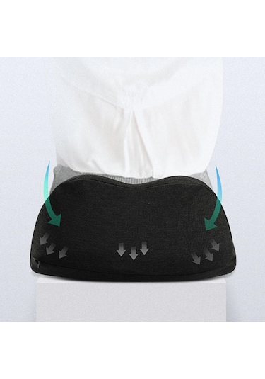 Suntek Hafızalı Köpük Yastık Yumuşak Ergonomik Koltuk Koyu Gri Diğer