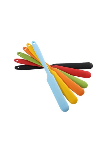 Mavi 1 Adet Kazıyıcı Karıştırma Kavanoz Aracı Krem Tereyağı Pişirme Araçları Uzun S Spatula Isıya Dayanıklı Esnek Spatula 56602391