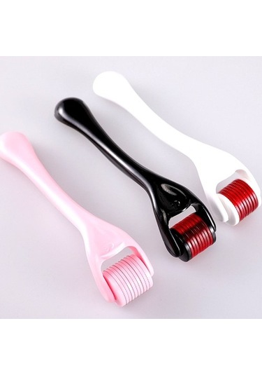 Sıyah 0.25 Mm 540 Derma Silindiri Saf Mikro Iğneleme 0.2/0.25/0.3mm Iğneler Uzunluk Titanyum Dermoroller Yüz Profesyonel Için Mikroniddle Silindir 2wb76y Çok Renkli