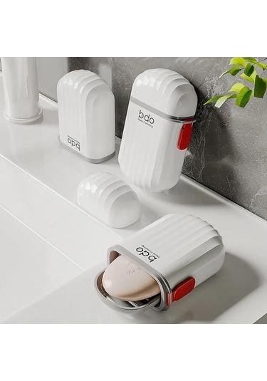 Maoyaya Çoklu Renkli Plastik Sabunluk Seyahat Kutu Tutucu Kapaklı Konteyner Dayanıklı Çok Renkli