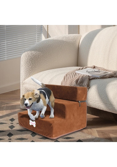 Homyl Köpek Merdiven Merdiveni Evcil Hayvan Rampası 3 Adım