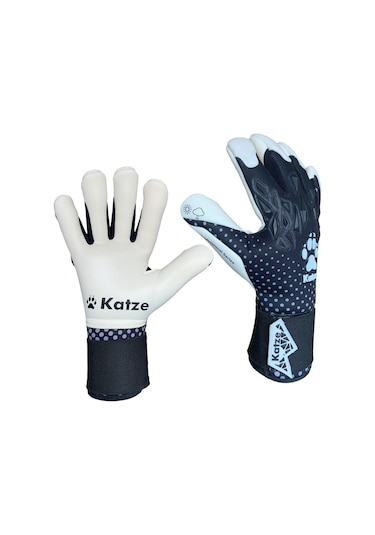 Katze Eagle Kaleci Eldiveni Siyah Beyaz Siyah - Beyaz