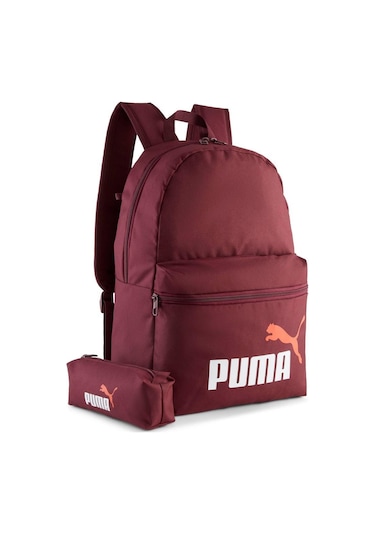 Puma 09119120 Phase Set Unisex Sırt Çantası Bordo