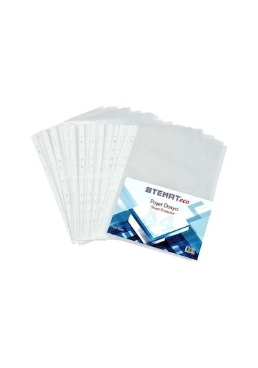 Temat Poşet Dosya A4 100lü - 3 Paket 1